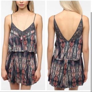 Ecote Urban Outfitters layered boho tank top tunic length size S